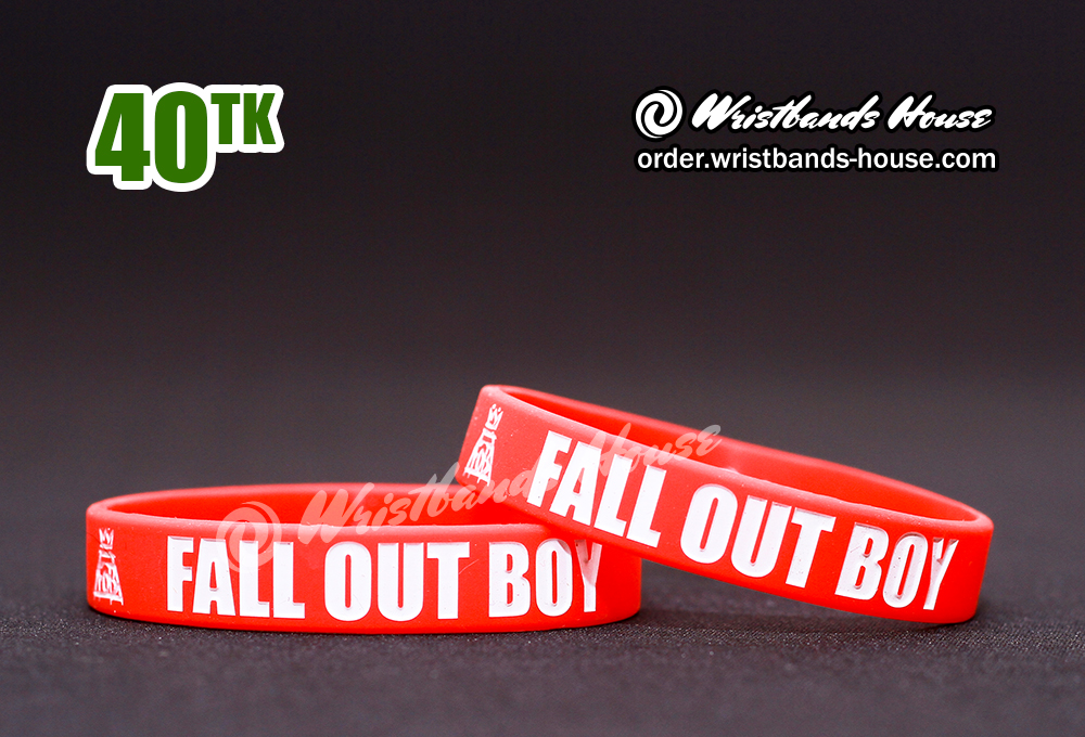 Fall Out Boy Red 1/2 Inch